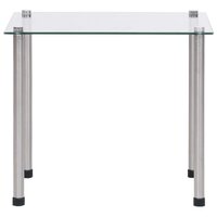 3-delige Tafeltjesset gehard glas transparant 5