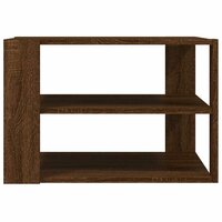 Salontafel 58x58x40 cm bewerkt hout bruin eikenkleurig 4