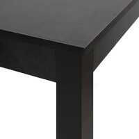 Bartafel 55x55x107 cm MDF zwart 4