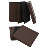 Opbergkruk inklapbaar PVC bruin 5