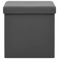 Opbergkruk inklapbaar PVC grijs 3