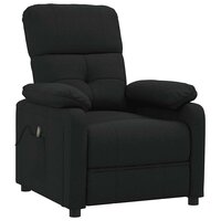 Massagestoel stof zwart 2