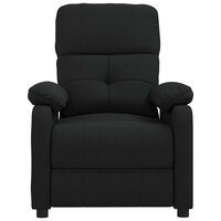 Massagestoel stof zwart 3