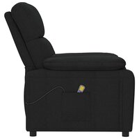 Massagestoel stof zwart 4