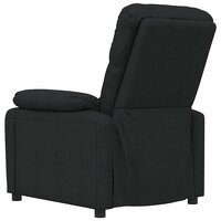 Massagestoel stof zwart 5