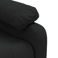 Massagestoel stof zwart 8