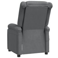 Massagestoel kunstleer antracietkleurig 5
