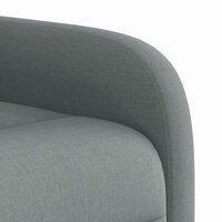 Massagestoel verstelbaar stof lichtgrijs 9