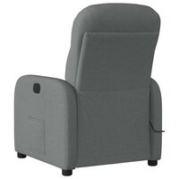 Massagestoel Donkergrijze Stof 5