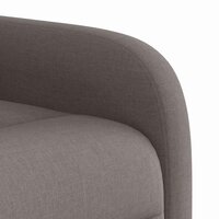 Massagestoel verstelbaar stof taupe 9