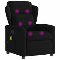 Massagestoel verstelbaar stof zwart 7