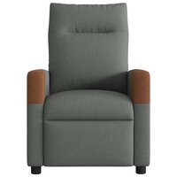 Massagestoel Donkergrijze Stof 3