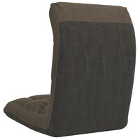 Vloerstoel inklapbaar stof taupe 5