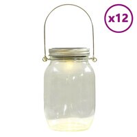 Tuinlantaarns 12 st glas warmwit 2