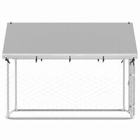 Hondenkennel voor buiten met dak 200x100x150 cm 7