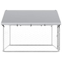 Hondenkennel voor buiten met dak 200x200x150 cm 8