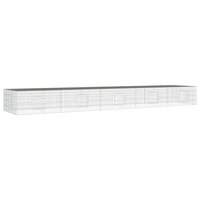 Konijnenkooi met 5 panelen 541x109x54 cm gegalvaniseerd ijzer 4