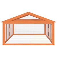 Dierenren 200x112,5x74 cm massief grenenhout bruin 5