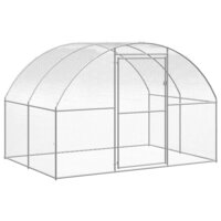 Kippenren 3x4x2 m gegalvaniseerd staal 4