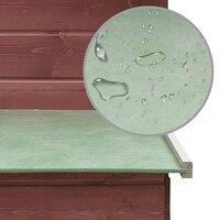 Kippenhok 170x81x110 cm massief grenen- en vurenhout mokka 6