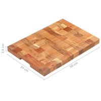 Hakblok 50x34x3,8 cm massief acaciahout 7
