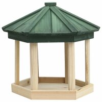 Vogelvoeder achthoekig 33x30 cm massief vurenhout 2