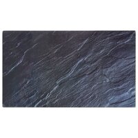 Snijplanken 2 st met natuurlijk steenpatroon gehard glas 2