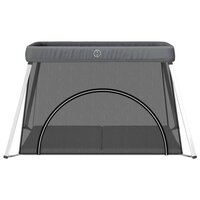 Babybox met matras linnen donkergrijs 3