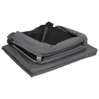 Babybox met matras linnen donkergrijs 9