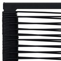 Tuinstoelen 2 st PVC-rattan zwart 6
