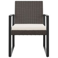 Tuinstoelen 2 st polypropeen rattan zwart 3