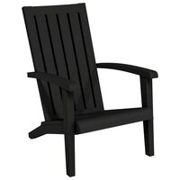 Tuinstoel Adirondack polypropeen zwart 2