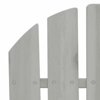 Tuinstoel hout grijs 5