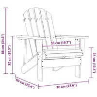 Tuinstoel hout grijs 6
