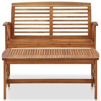 2-delige Loungeset massief acaciahout 3