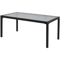 4-delige Loungeset textileen zwart  3