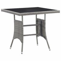 3-delige Tuinset poly rattan antracietkleurig en grijs 7