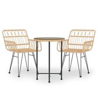 3-delige Tuinset poly rattan 2