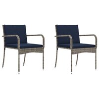Tuinset Grijs poly rattan 4