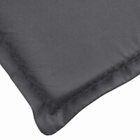 Ligbedkussen 186x58x4 cm oxford stof antracietkleurig 8