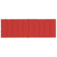 Ligbedkussen 186x58x4 cm oxford stof rood 5