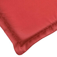 Ligbedkussen 186x58x4 cm oxford stof rood 8