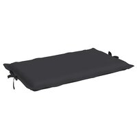 Ligbedkussen 186x58x4 cm oxford stof zwart 7