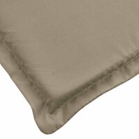 Ligbedkussen 186x58x4 cm oxford stof taupe 8
