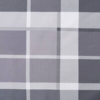 Ligbedkussen200x60x3 cm oxford stof ruitpatroon grijs 8