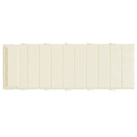 Ligbedkussen 180x60x4 cm oxford stof cr&amp;egrave;mekleurig 5