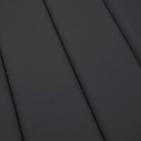 Ligbedkussen 180x60x4 cm oxford stof zwart 7