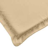 Ligbedkussen 200x60x4 cm stof gem&amp;ecirc;leerd beige 6