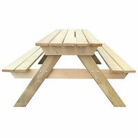 Picknicktafel 150x135x71,5 cm hout 3