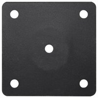 Parasolvoet voor &amp;Oslash;38/48 mm stok staal matzwart 4